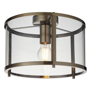 Endon 103112 - Plafondlamp HOPTON 1xE27/10W/230V mat chroom