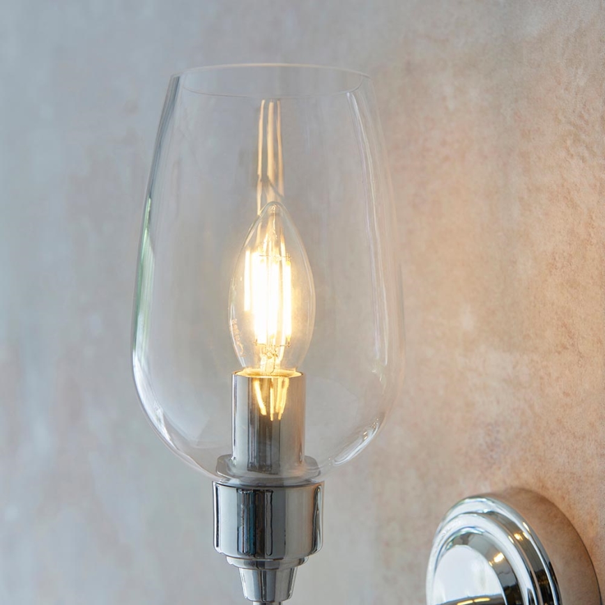 Endon 103316 - Wandlamp STOURTON 1xE14/6W/230V glanzend chroom