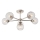 Endon 104050 - Hanglamp met vaste pendel ALLEGRA 6xE14/7W/230V glanzend chroom/doorzichtig