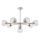 Endon 104051 - Kroonluchter met stang ALLEGRA 8xE14/7W/230V glanzend chroom