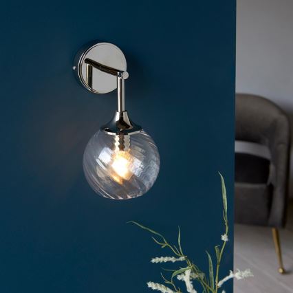 Endon 104052 - Muurlamp ALLEGRA 1xE14/7W/230V glanzend chroom