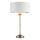 Endon 104054 - Tafellamp HIGHCLERE 1xE14/7W/230V wit/messing diameter 25 cm