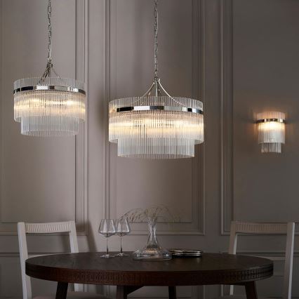 Endon 104114 - Wandlamp MARIETTA 1xE14/6W/230V glanzend chroom/doorzichtig