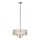 Endon 104466 - Hanglamp aan een ketting CLIFTON 3xE14/6W/230V glanzend chroom/doorzichtig diameter 38,5 cm