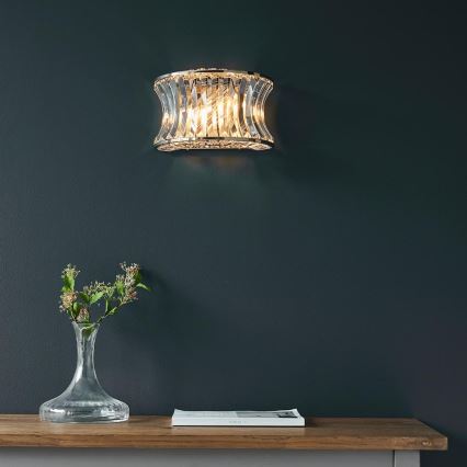 Endon 104529 - Wandlamp 2xE14/7W/230V glanzend chroom