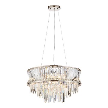 Endon 104530 - Kroonluchter met ketting 9xE14/6W/230V glanzend chroom