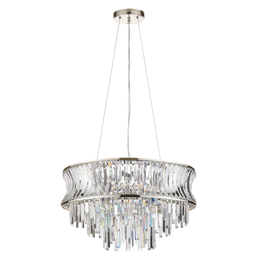 Endon 104530 - Kroonluchter met ketting 9xE14/6W/230V glanzend chroom