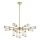 Endon 106256 - Hanglamp met vaste pendel TOUR 13xG9/3W/230V messing