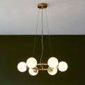 Endon 106390 - Hanglamp OTIS aan kabel 6xG9/3W/230V goudkleurig