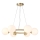 Endon 106390 - Hanglamp OTIS aan kabel 6xG9/3W/230V goudkleurig
