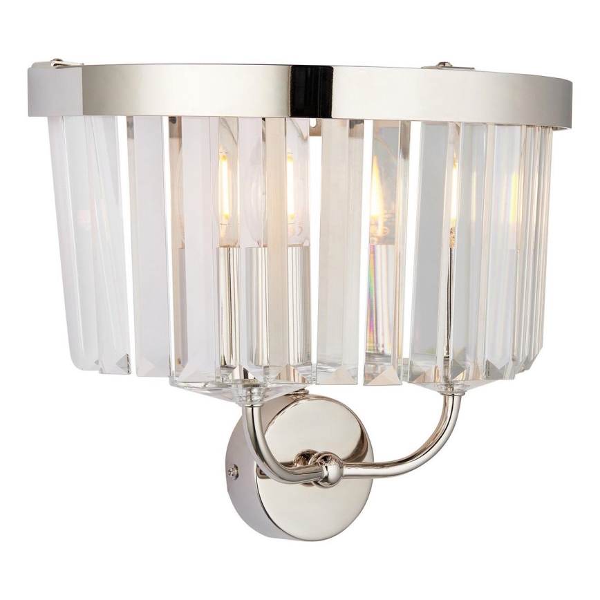 Endon 106448 - Wandlamp CHESTERFIELD 2xE14/6W/230V glanzend chroom