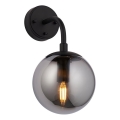 Endon 106664 - Wandlamp ONTARIO 1xE14/7W/230V zwart/gerookt