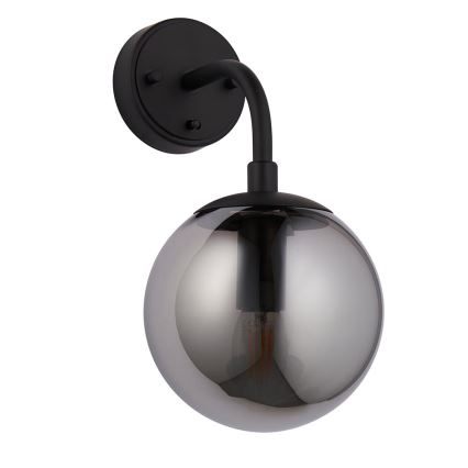 Endon 106664 - Wandlamp ONTARIO 1xE14/7W/230V zwart/gerookt