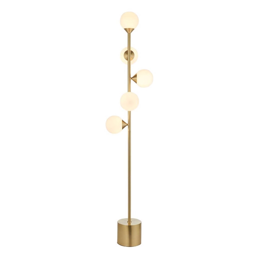 Endon 106756 - Vloerlamp OTIS 5xG9/3W/230V goudkleurig