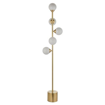 Endon 106756 - Vloerlamp OTIS 5xG9/3W/230V goudkleurig