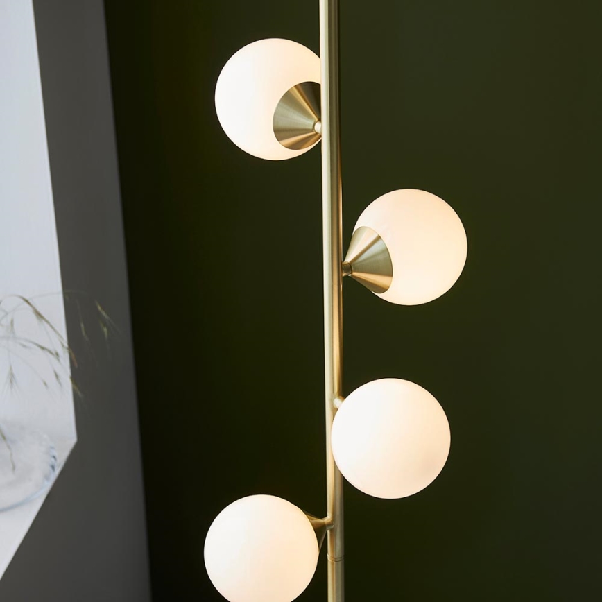 Endon 106756 - Vloerlamp OTIS 5xG9/3W/230V goudkleurig