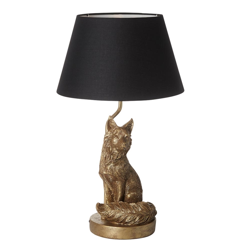 Endon 106796 - Tafellamp FOX 1xE14/6W/230V zwart/messing