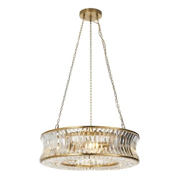 Endon 106811 - Gouden kroonluchter aan ketting 6xE14/6W/230V