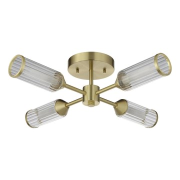 Endon 106946 - Bevestigde hanglamp TOUR 4xG9/3W/230V messing