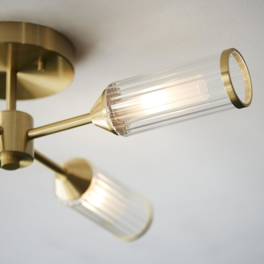 Endon 106946 - Bevestigde hanglamp TOUR 4xG9/3W/230V messing