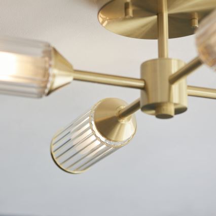 Endon 106946 - Bevestigde hanglamp TOUR 4xG9/3W/230V messing