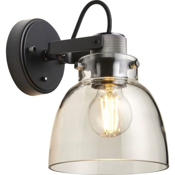 Endon 107011 - URBAN wandspot 1xE27/10W/230V zwart/rookzwart