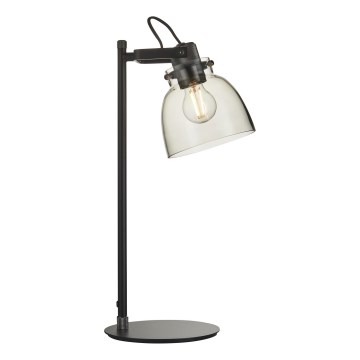 Endon 107012 - Tafellamp URBAN 1xE27/10W/230V zwart/rookzwart