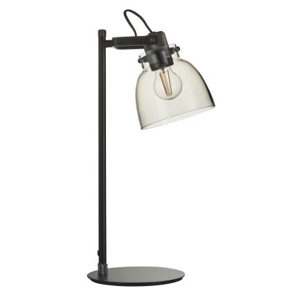 Endon 107012 - Tafellamp URBAN 1xE27/10W/230V zwart/rookzwart
