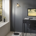 Endon 107013 - Staande Lamp URBAN 1xE27/10W/230V zwart/gerookt