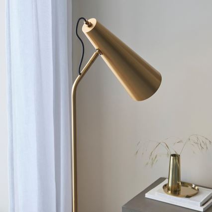 Endon 107528 - Vloerlamp KARNA 1xE27/10W/230V messing