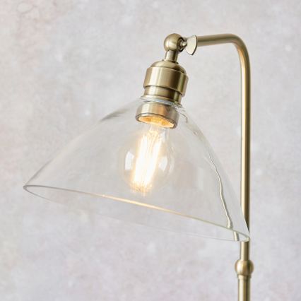 Endon 107609 - Vloerlamp 1xE27/10W/230V messing