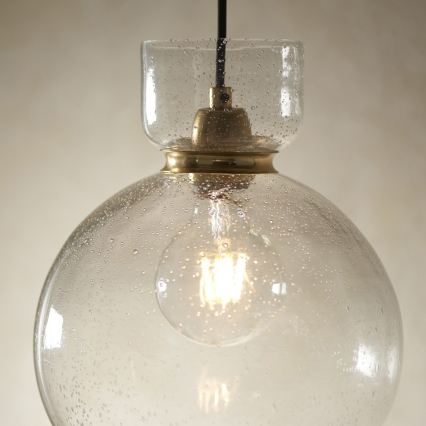 Endon 107948 - Hanglamp aan kabel 1xE27/10W/230V goud/rookgrijs