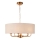 Endon 110727 - Kroonluchter HIGHCLERE met ketting 8xE14/40W/230V beige/messing Ø 70 cm
