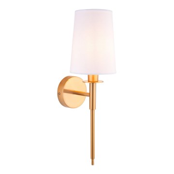 Endon 110738 - Wandlamp 1xE14/6W/230V wit/goud