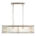 Endon 110945 - Hanglamp aan een ketting RIDGETON 4xE14/6W/230V messing/doorzichtig