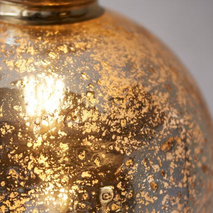 Endon 111336 - Hanglamp aan snoer 1xE27/10W/230V goud/rookzwart