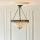 Endon 111871 - Tiffany-kroonluchter aan ketting FARGO 3x E27/10W/230V Ø 50 cm