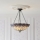 Endon 111872 - Tiffany-kroonluchter aan ketting HUTCHINSON 3xE27/60W/230V Ø 50 cm