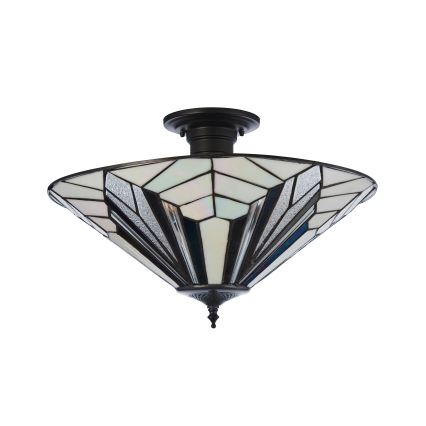 Endon 111895 - Plafondkroonluchter Tiffany ASTORIA 3xE27/10W/230V Ø 48 cm