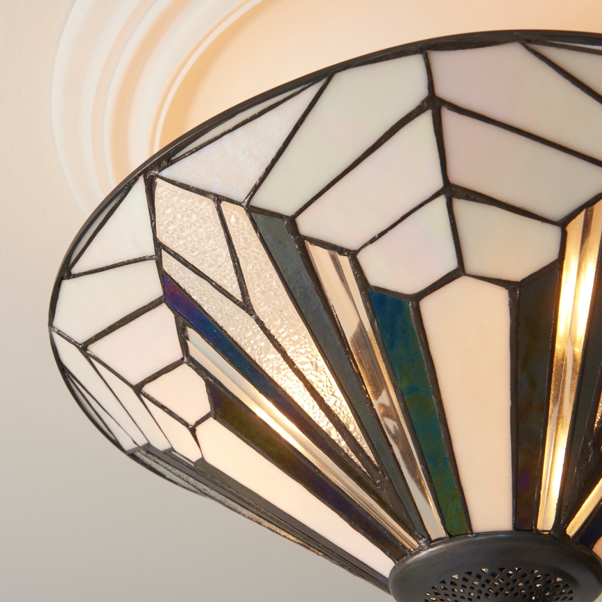 Endon 111895 - Plafondkroonluchter Tiffany ASTORIA 3xE27/10W/230V Ø 48 cm