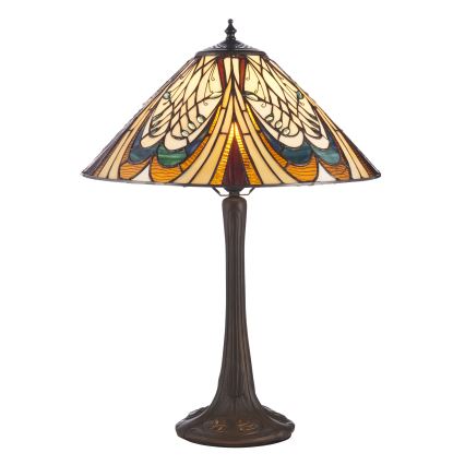 Endon 112185 - Tafellamp Tiffany HECTOR 1xE27/10W/230V Ø 40 cm