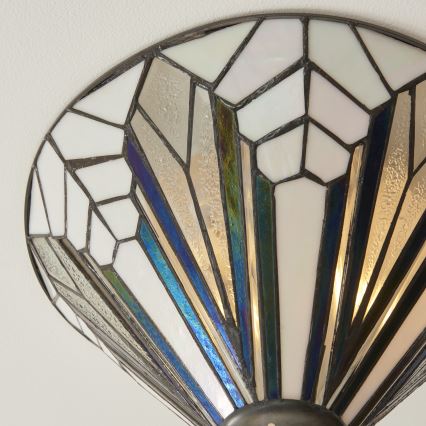 Endon 112191 - Tiffany-plafondlamp ASTORIA 2xE27/60W/230V Ø 40 cm