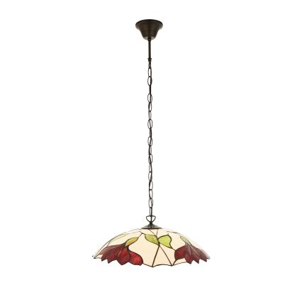 Endon 112246 - Kroonluchter aan ketting Tiffany BOTANICA 1xE27/60W/230V Ø 45 cm