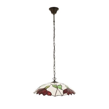 Endon 112246 - Kroonluchter aan ketting Tiffany BOTANICA 1xE27/60W/230V Ø 45 cm