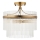 Endon 112575 - Bevestigde hanglamp MARIETTA 3xE14/7W/230V messing/doorzichtig