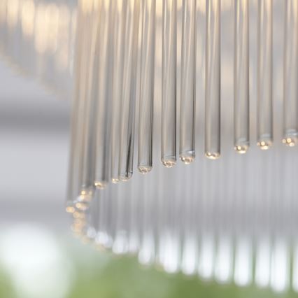 Endon 112575 - Bevestigde hanglamp MARIETTA 3xE14/7W/230V messing/doorzichtig