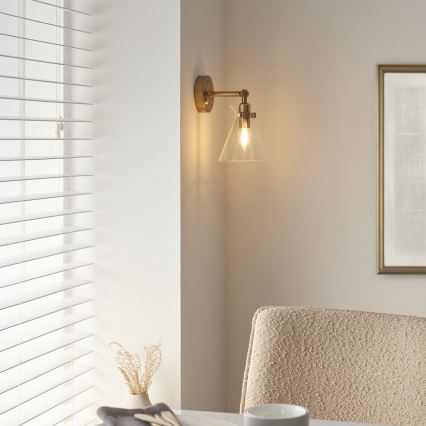 Endon 112861 - Wandspot HARLOW 1xE14/7W/230V goud