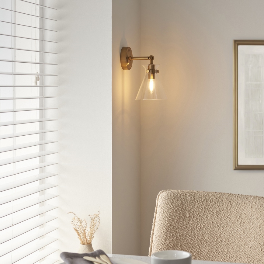 Endon 112861 - Wandspot HARLOW 1xE14/7W/230V goud