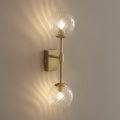 Endon 114042 - Gouden wandlamp 2xG9/3,2W/230V