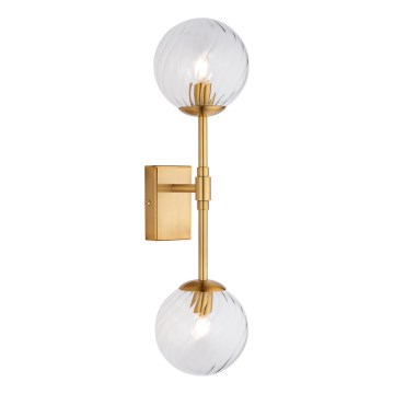 Endon 114042 - Gouden wandlamp 2xG9/3,2W/230V